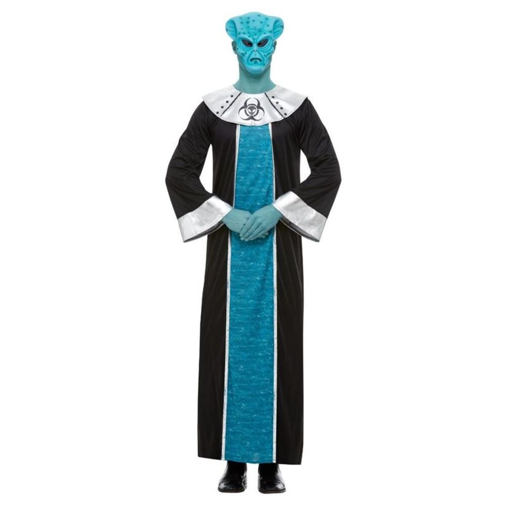 Smiffys Unisex Adult Alien Lord Costume / Blue